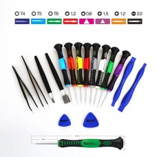 Repair Opening Pry Tools Set of 16-Piece Precision Screwdriver Kit for iPad, iPhone & Other Devices 