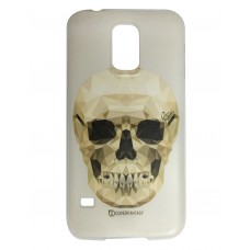 Samsung Galaxy Note 3 - CoverFantasy Designer Limited Edition TPU Soft Protective Cover Case - White Skull