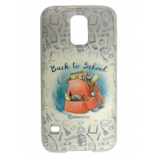 Samsung Galaxy Note 4 - CoverFantasy Designer Limited Edition TPU Soft Protective Cover Case - Back to School