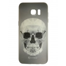 Samsung Galaxy S7 - CoverFantasy Designer Limited Edition TPU Soft Protective Cover Case - Black Skull