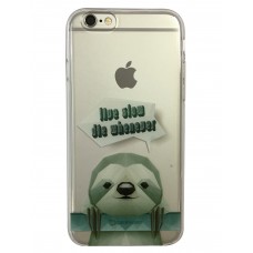 iPhone 4 4s - CoverFantasy Designer Limited Edition TPU Soft Protective Cover Case - Sloth