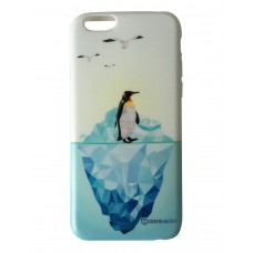 iPhone 6 6s 4.7 - CoverFantasy Designer Limited Edition TPU IMD Soft Protective Cover Case - Penguin on the ice