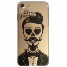 iPhone 4 4s - CoverFantasy Designer Limited Edition TPU Soft Protective Cover Case - Mustche