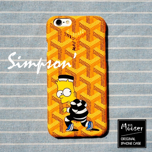 goyard simpsons iphone case